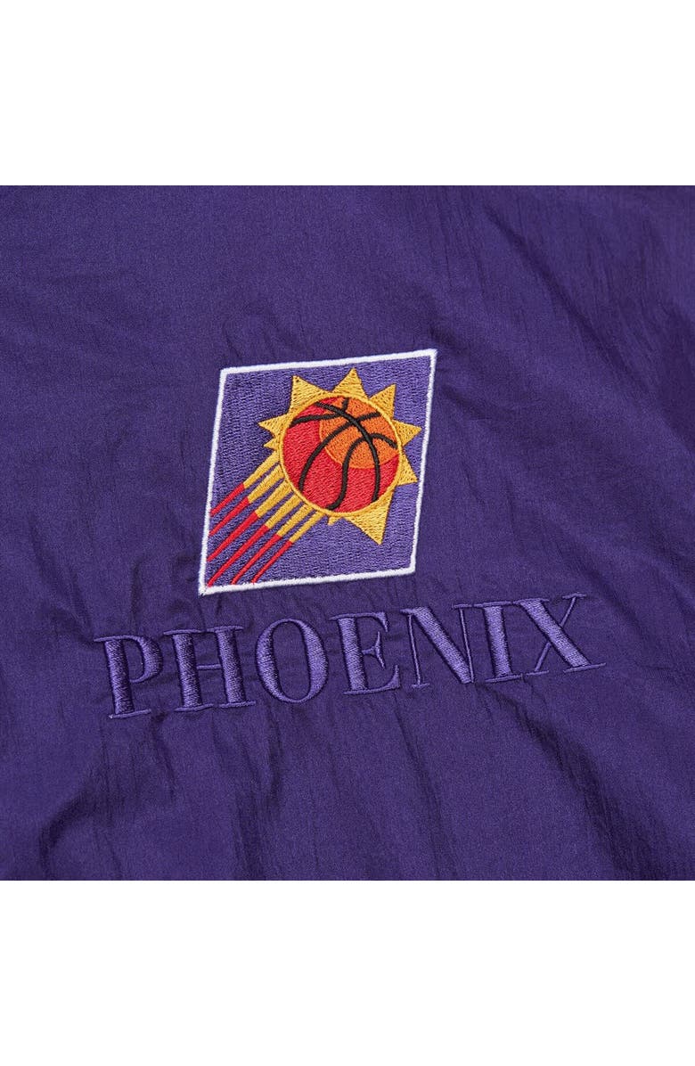 Mitchell & Ness Unisex Mitchell & Ness  Purple Phoenix Suns Hardwood Classics Team OG 3.0 Anorak Half-Zip Windbreaker Jacket, Alternate, color, Purple