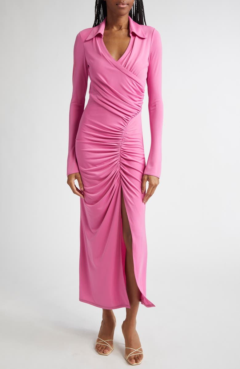 Cinq à Sept Fabia Long Sleeve Dress, Main, color, Calla Lily