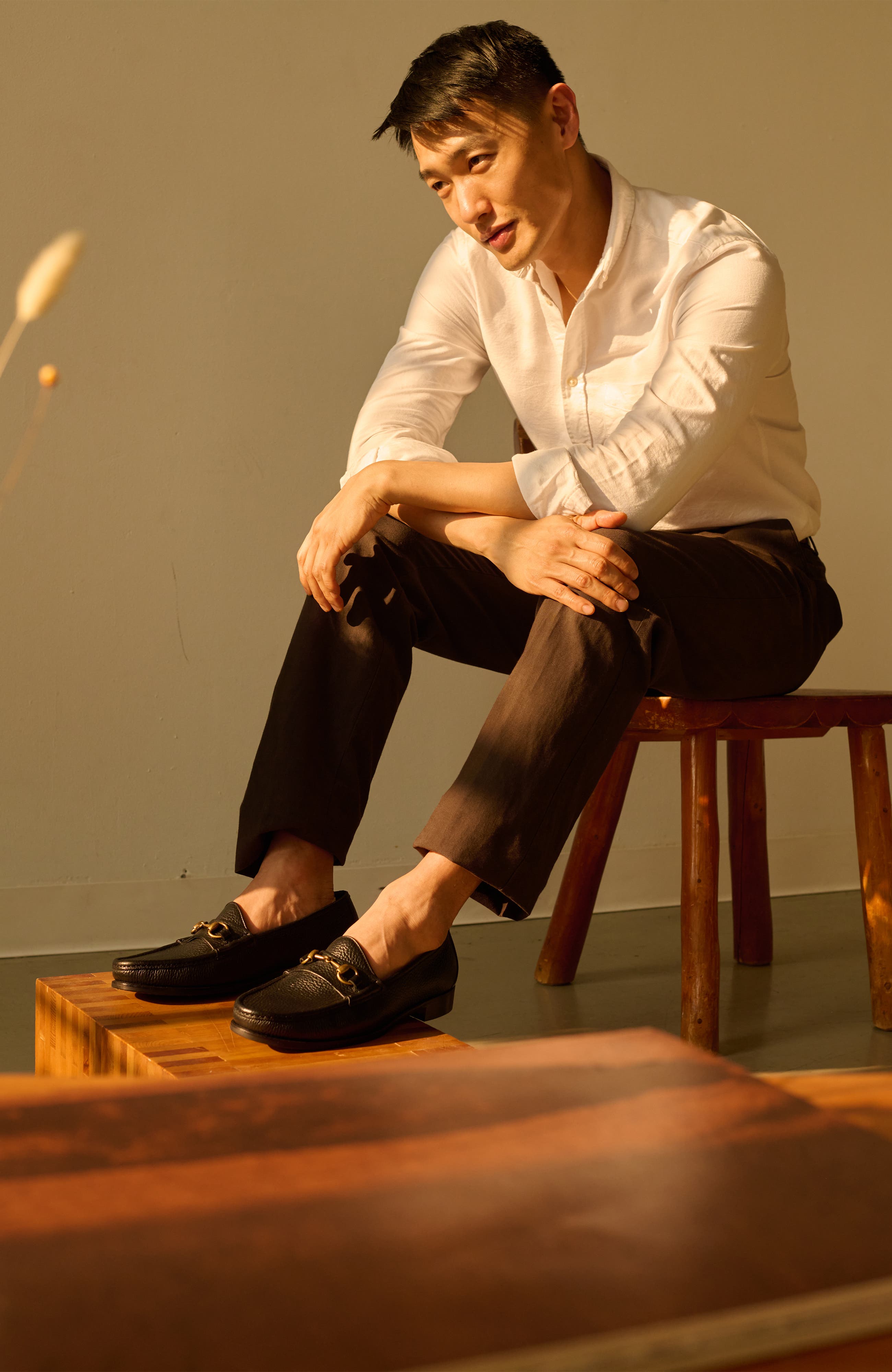 Anthony Veer Lucca Bit Loafer, Alternate, color, Black