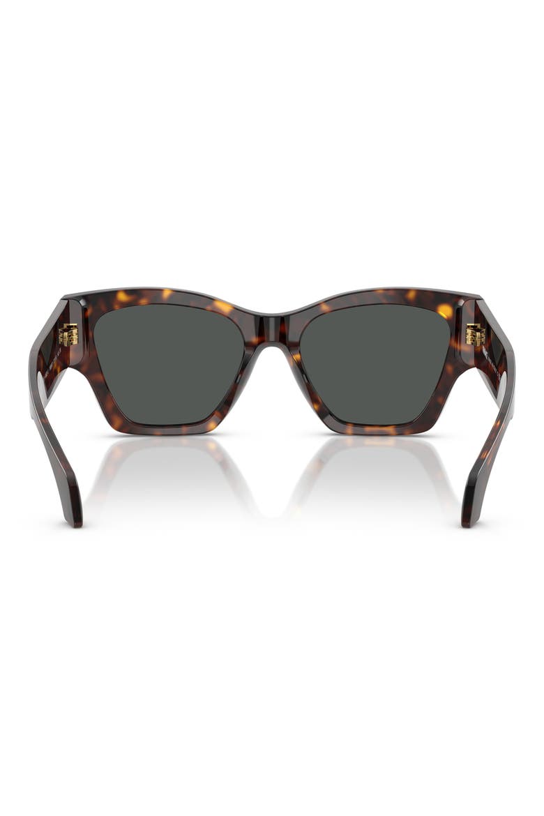 53mm Square Sunglasses, Alternate, color, DARK HAVANA/ DARK GREY