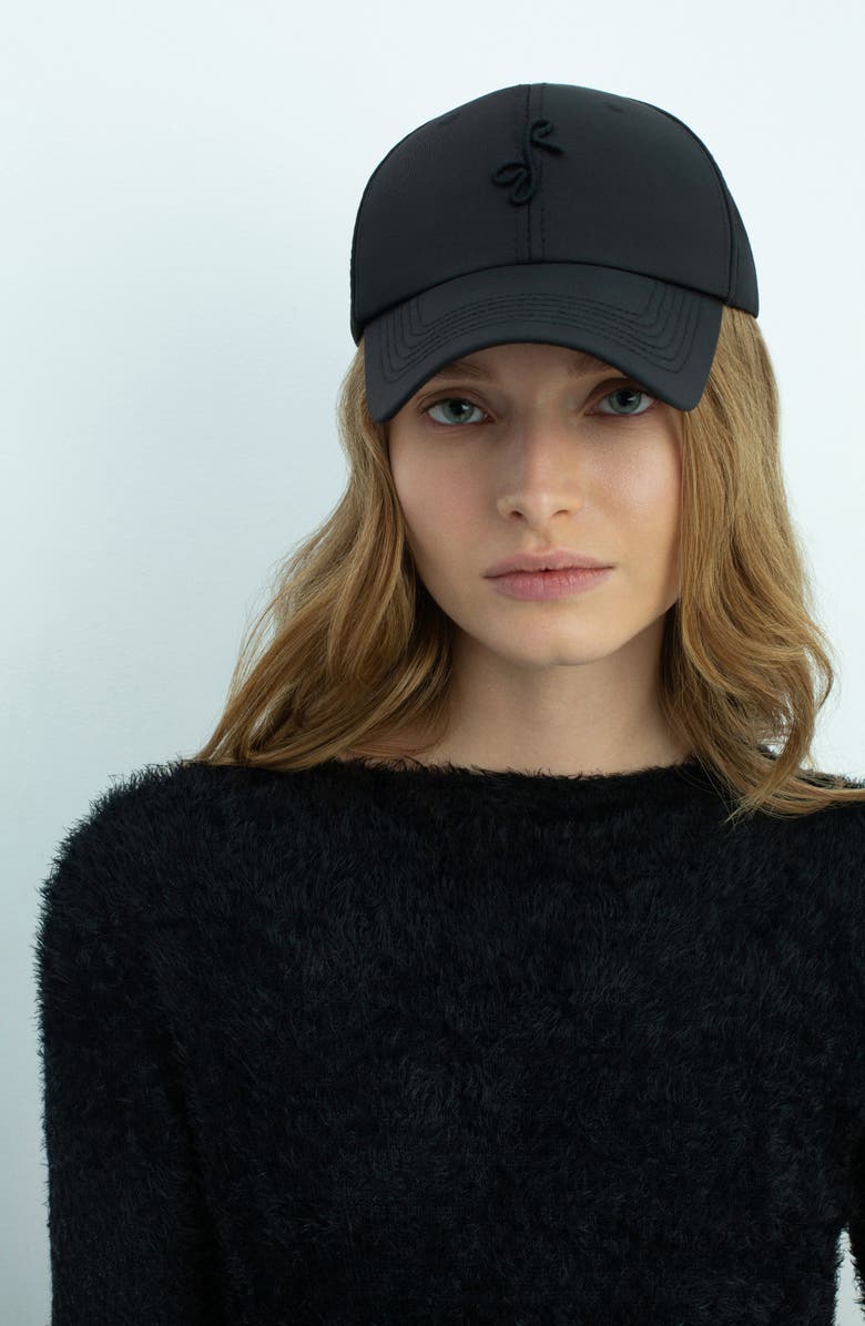 Ruslan Baginskiy Monogram Embroidered Baseball Cap, Alternate, color, Black