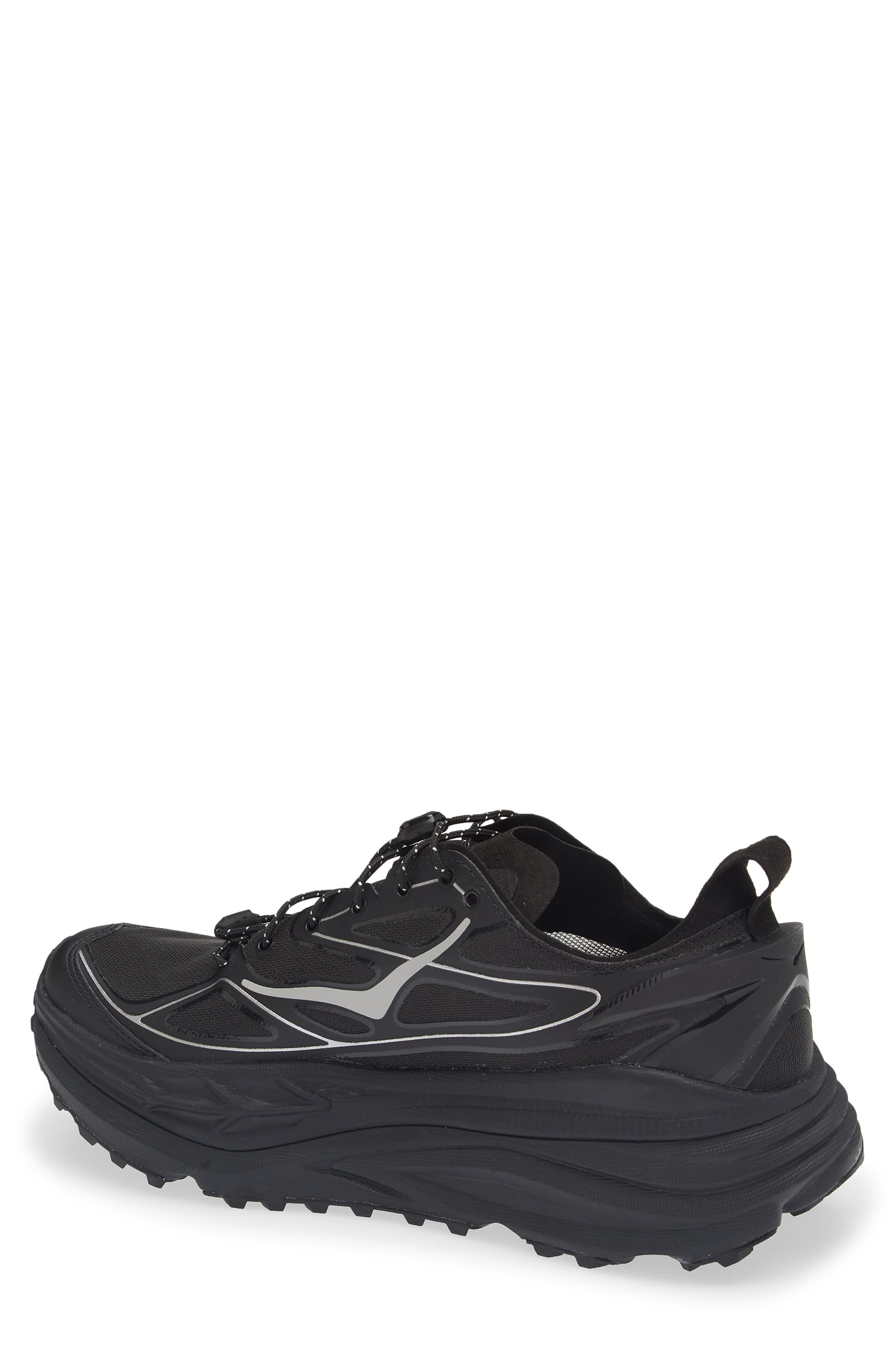 HOKA Stinson One7 Trail Sneaker, Alternate, color, Black / Silver