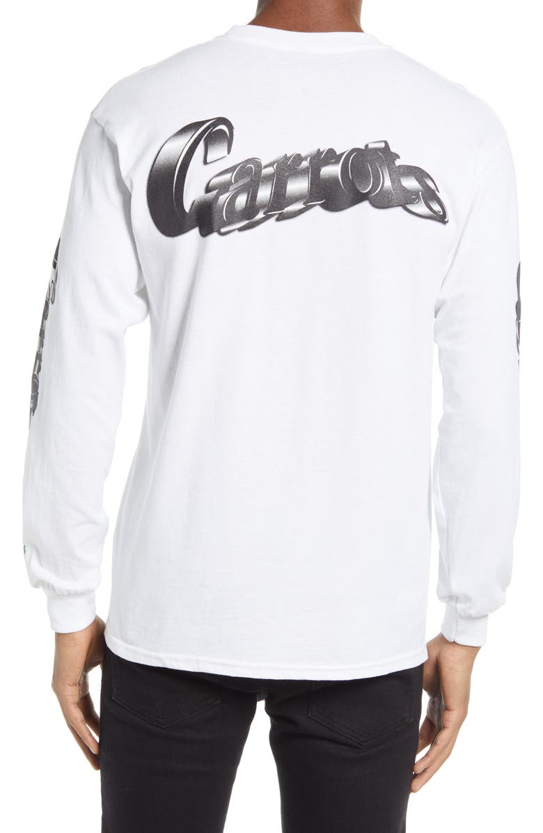 CARROTS BY ANWAR CARROTS Warped Long Sleeve Men's Graphic Tee, Alternate, color,