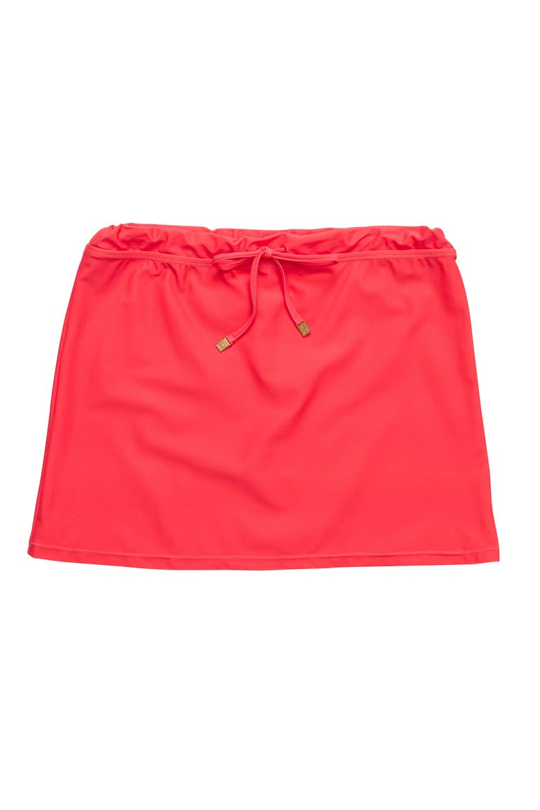 Women's Sustainable Swim Skirt, Main, color, Watermelon