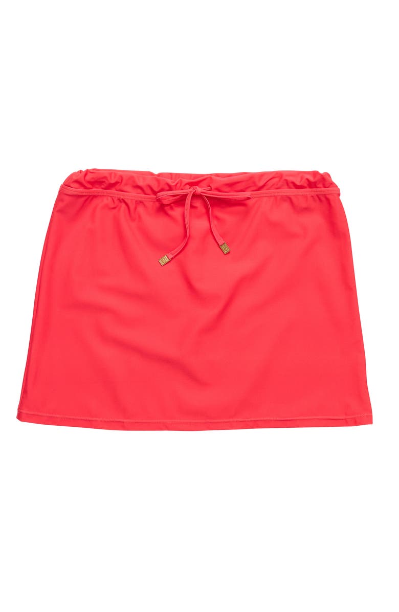Snapper Rock Women's Sustainable Swim Skirt, Main, color, Watermelon