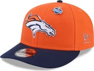 New Era Men's New Era Orange/Navy Denver Broncos 2026 NFL Draft On Stage Pre-Curved 9FIFTY Snapback Hat