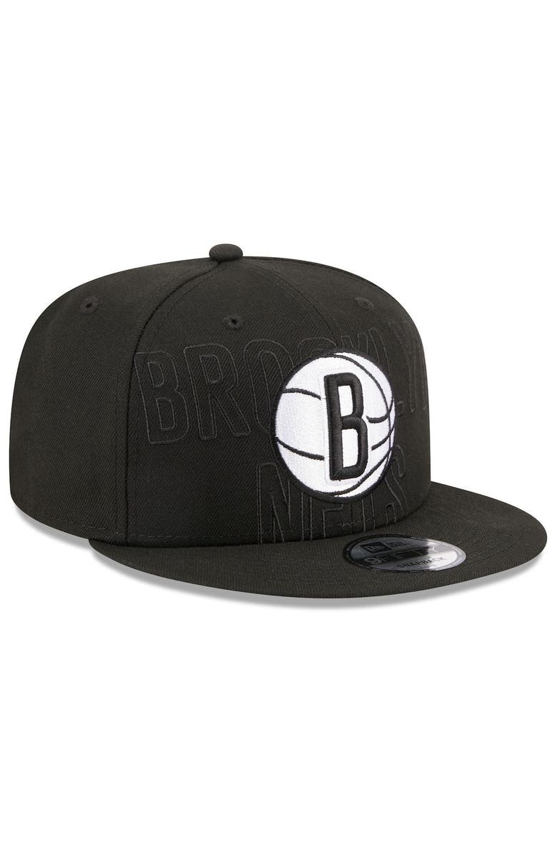New Era Men's New Era  Black Brooklyn Nets 2023 NBA Draft 9FIFTY Snapback Hat, Alternate, color, 