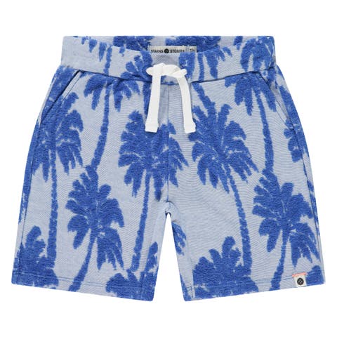 Terry Palm Tree Sweatshort (Toddler, Little Kid & Big Kid)