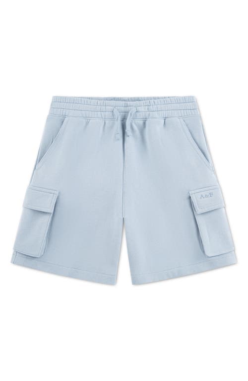 Abercrombie Kids Kids' Ice Wash Cargo Shorts In Blue