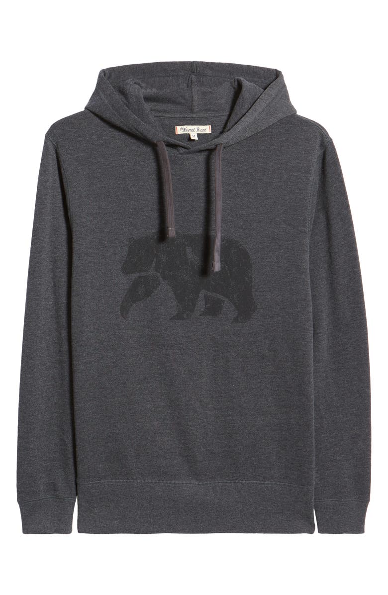 The Normal Brand Mountain Bear Logo Fleece Hoodie, Alternate, color, 