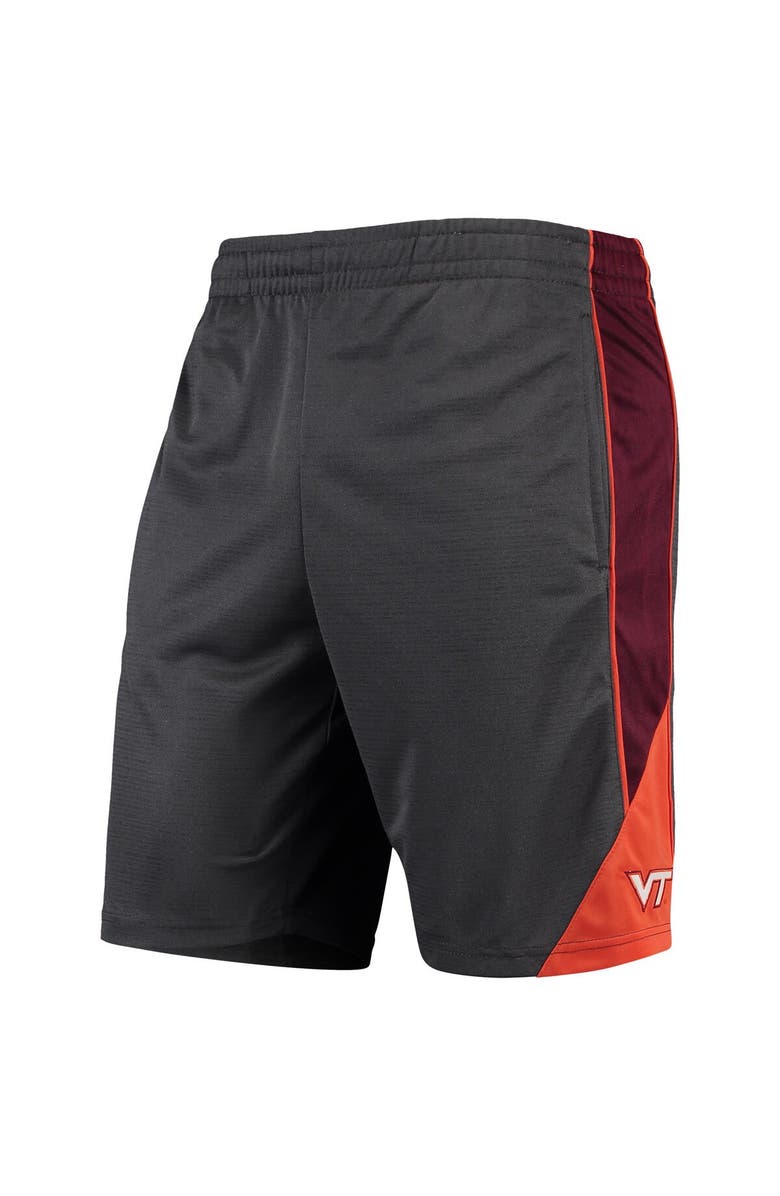 COLOSSEUM Men's Colosseum Charcoal Virginia Tech Hokies Turnover Team Shorts, Main, color, Charcoal