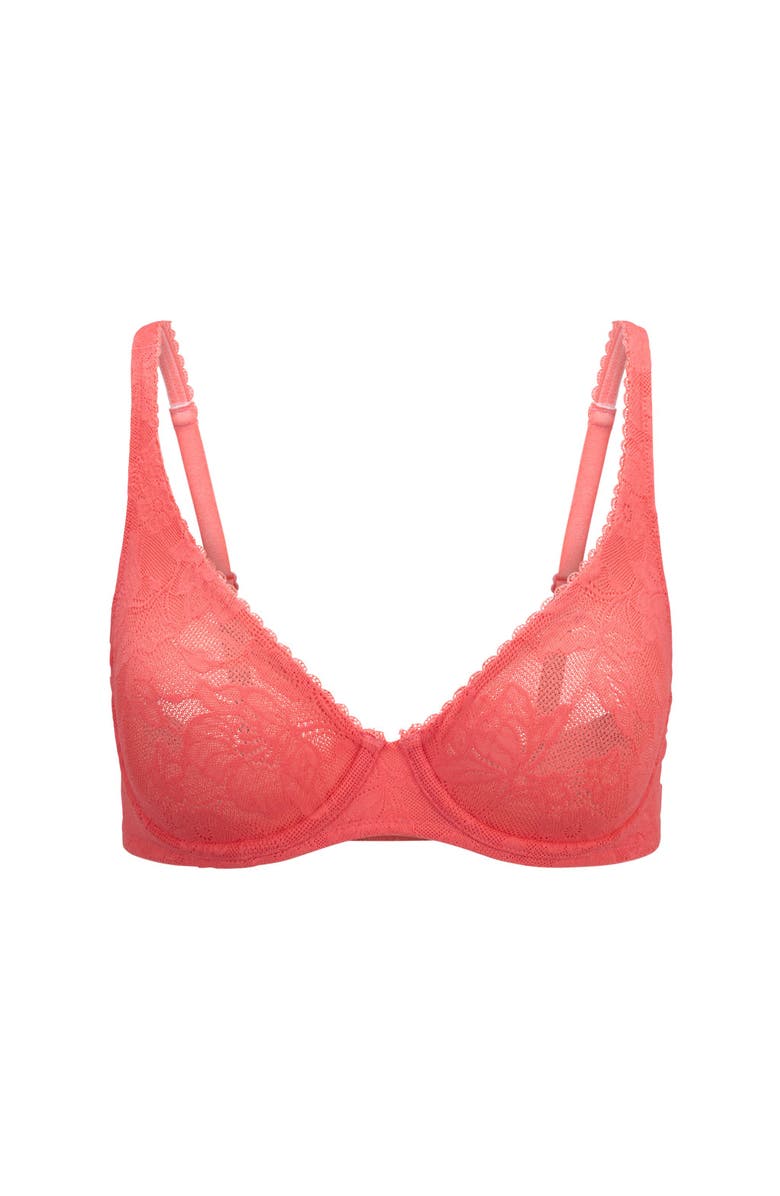 Adore Me Winona Unlined Full Coverage Bra, Alternate, color, Dark Pink