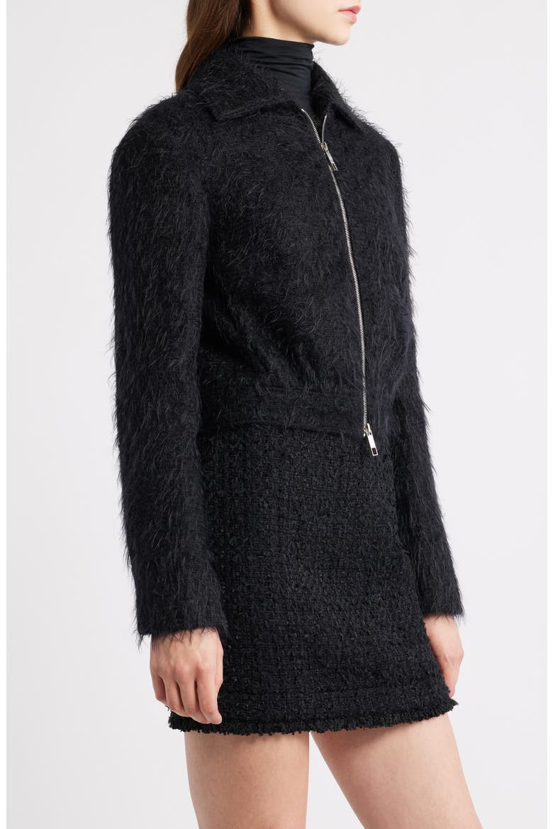 Jocalen Textured Jacket, Alternate, color, BLACK