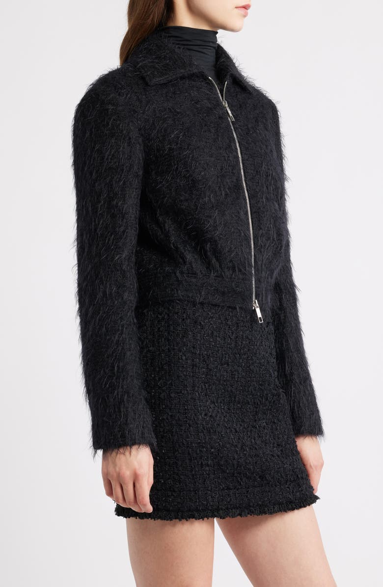 BOSS Jocalen Textured Jacket, Alternate, color, Black