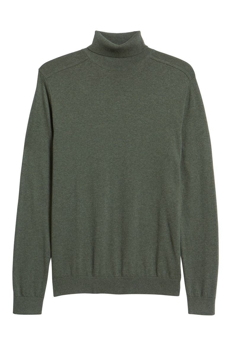 Berg Roll Neck Sweater, Alternate, color, DARKEST SPRUCE