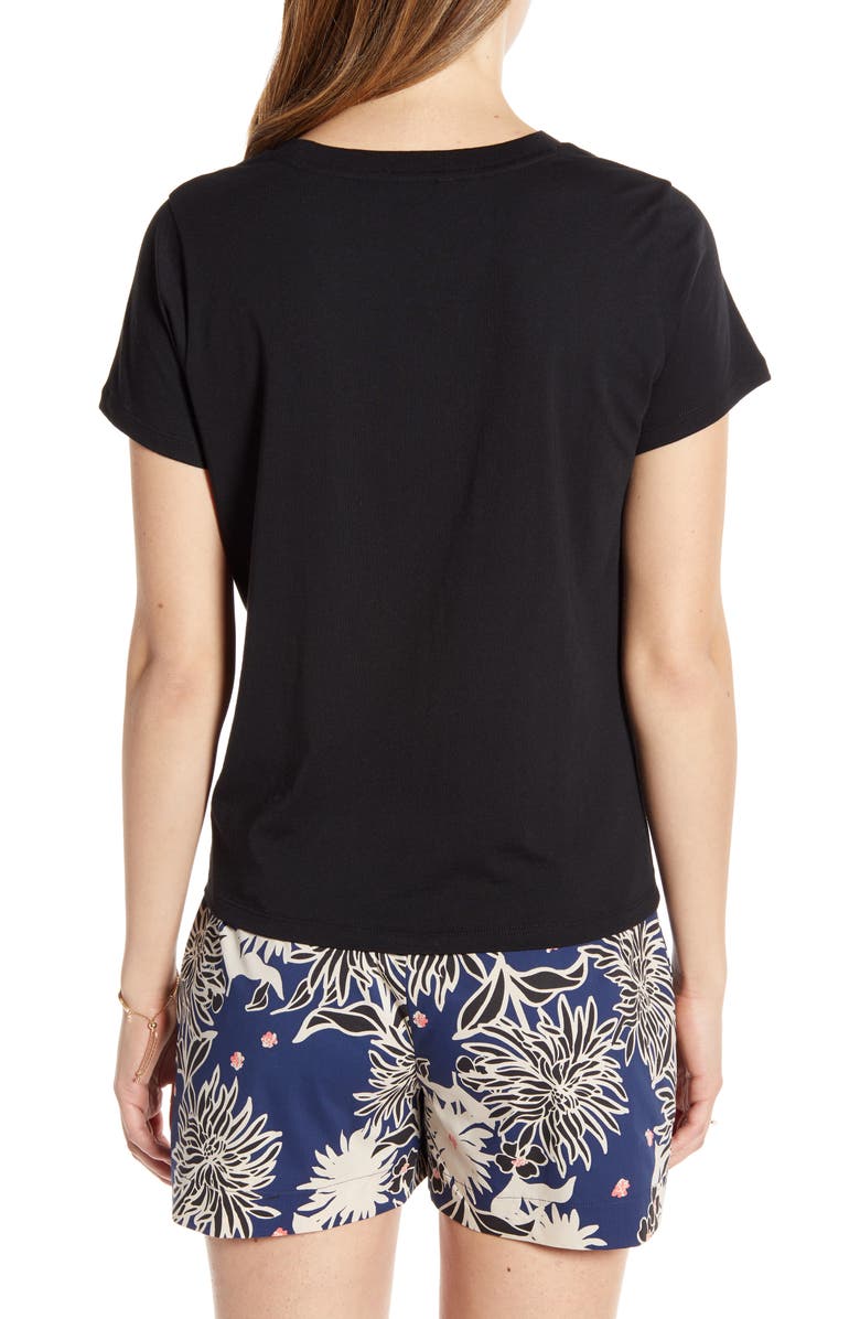 1901 Tie Front Tee, Alternate, color,