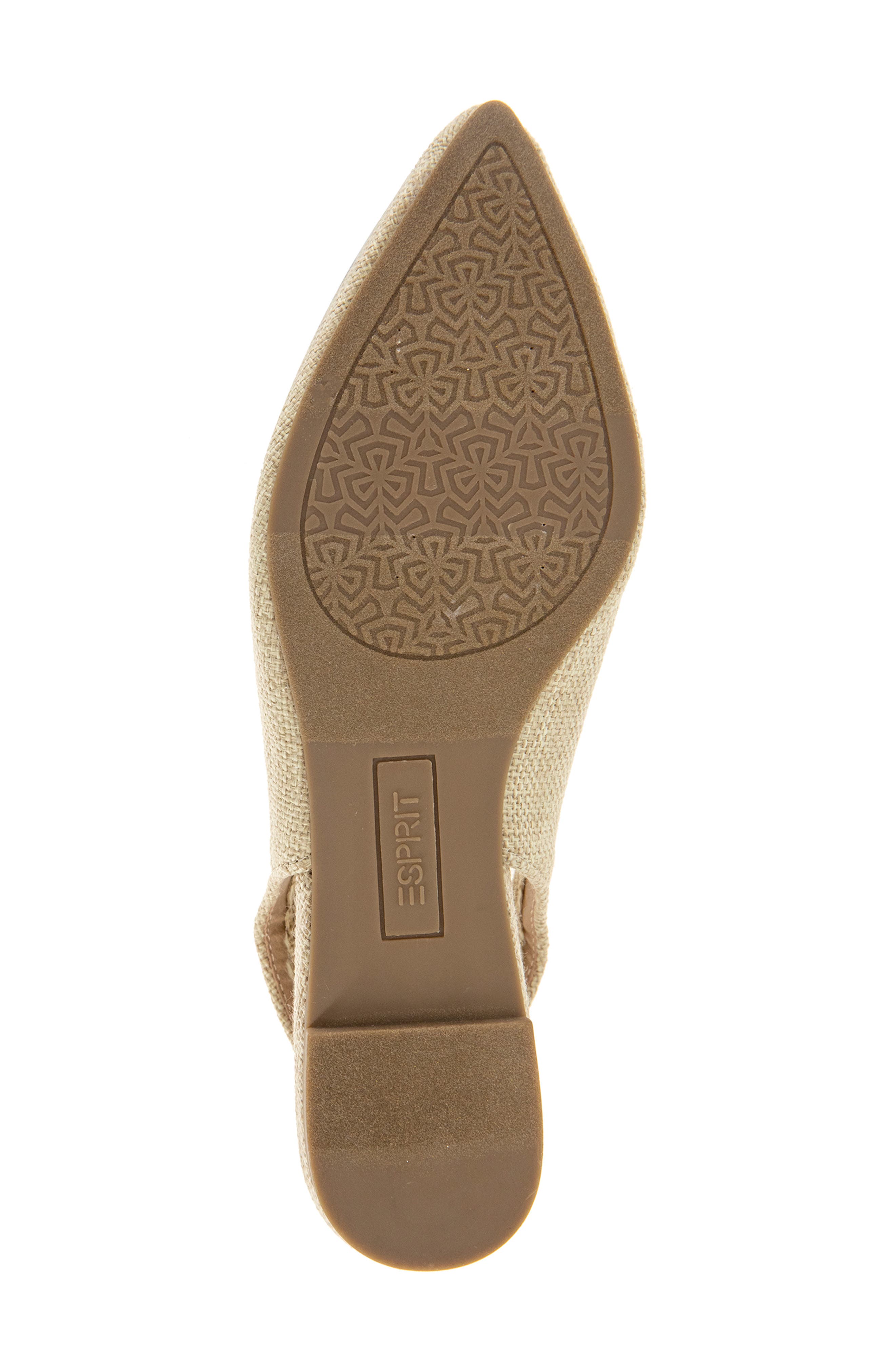 Esprit Petria Slingback Flat, Alternate, color, Natural Linen