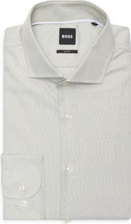 BOSS Hank Kent Slim Fit Stretch Dress Shirt