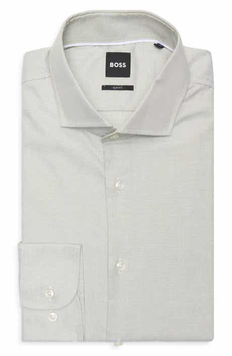 BOSS Hank Kent Slim Fit Stretch Dress Shirt