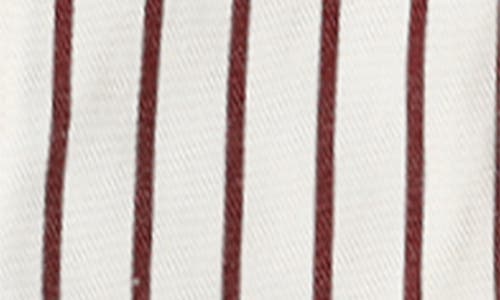 Rylee + Cru Sammy Stripe Hooded Workwear Jacket In White