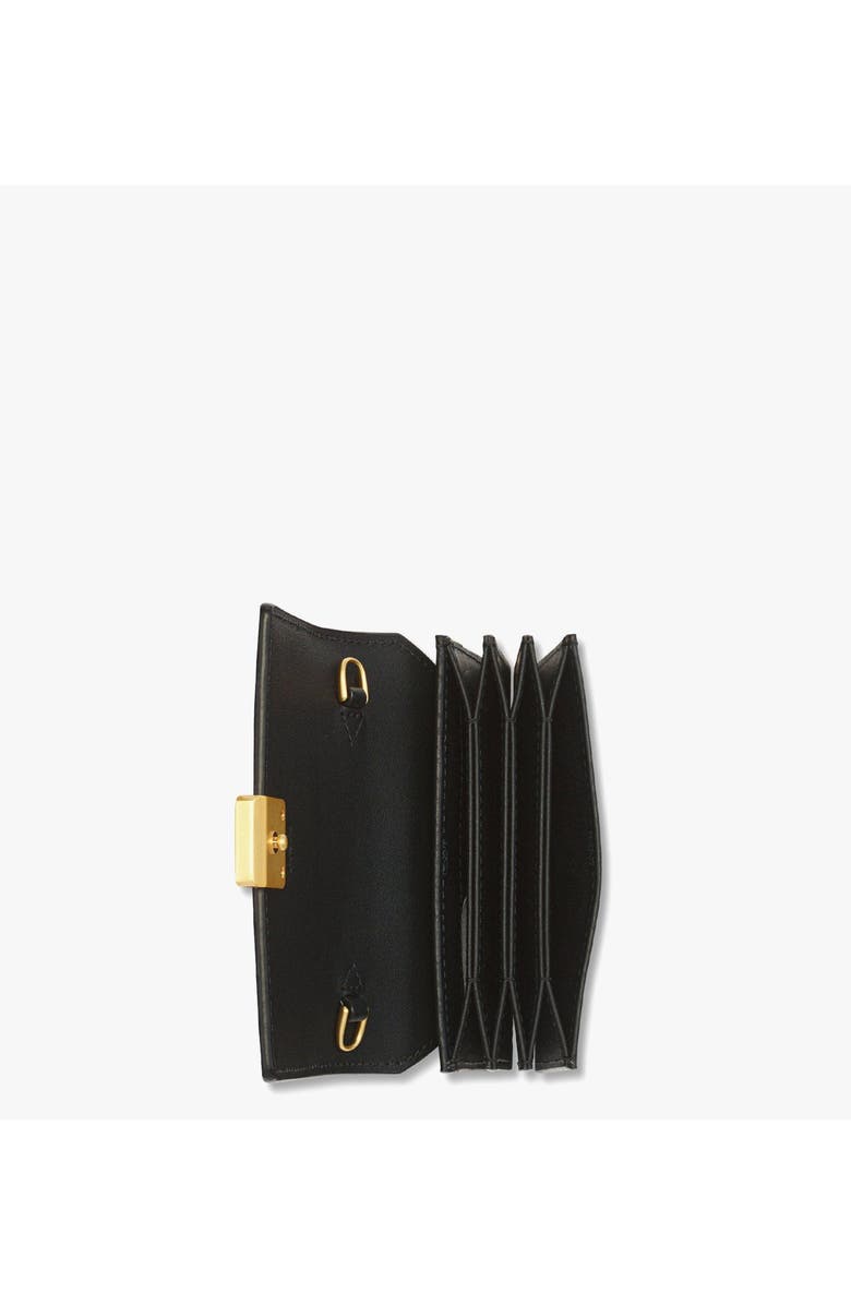 MCM Aren Chain Wallet in Visetos, Alternate, color, Black