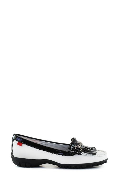 Marc Joseph New York Lexington Golf Loafer In White