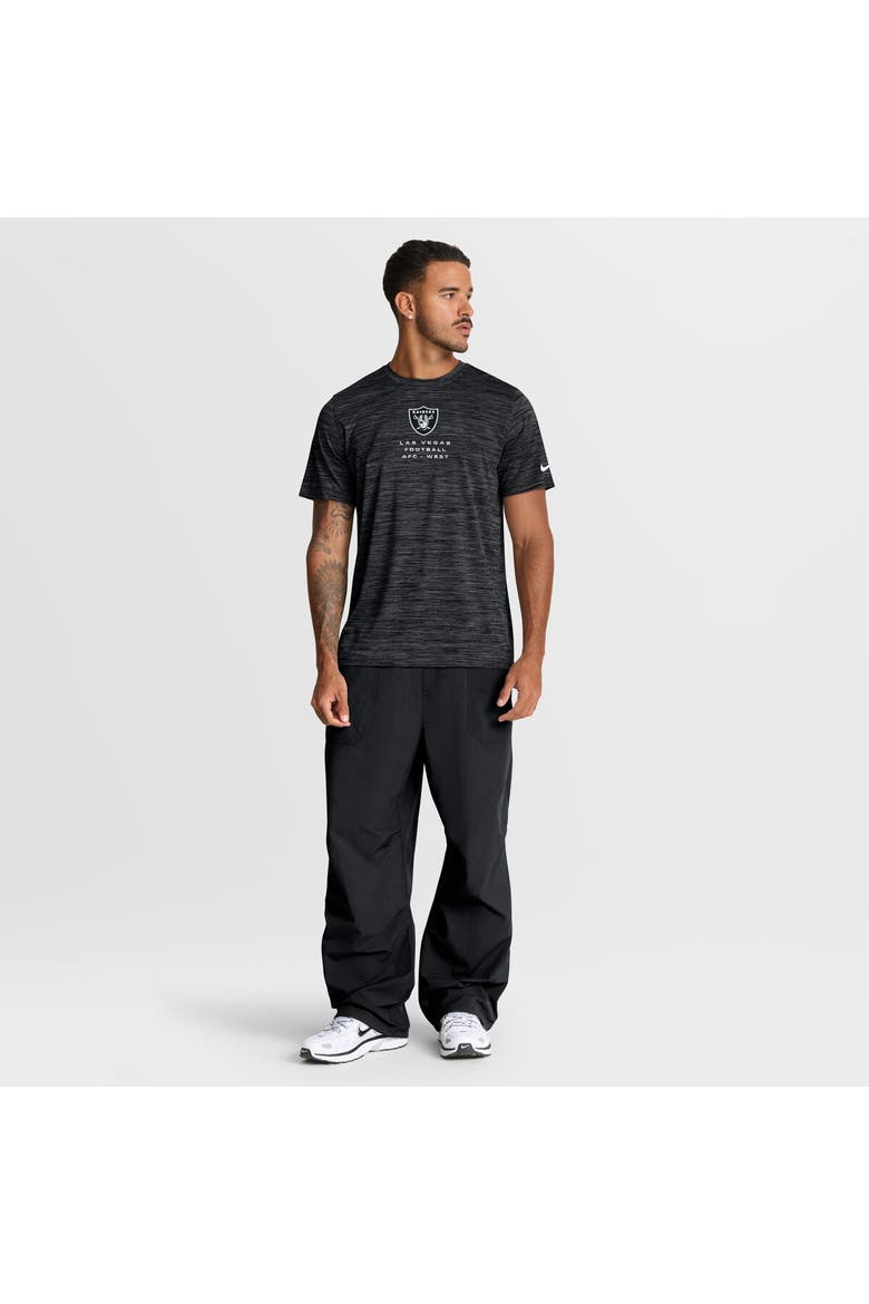 Men's Nike Black Las Vegas Raiders Velocity Ball Carrier Dri-FIT T-Shirt, Alternate, color, Black