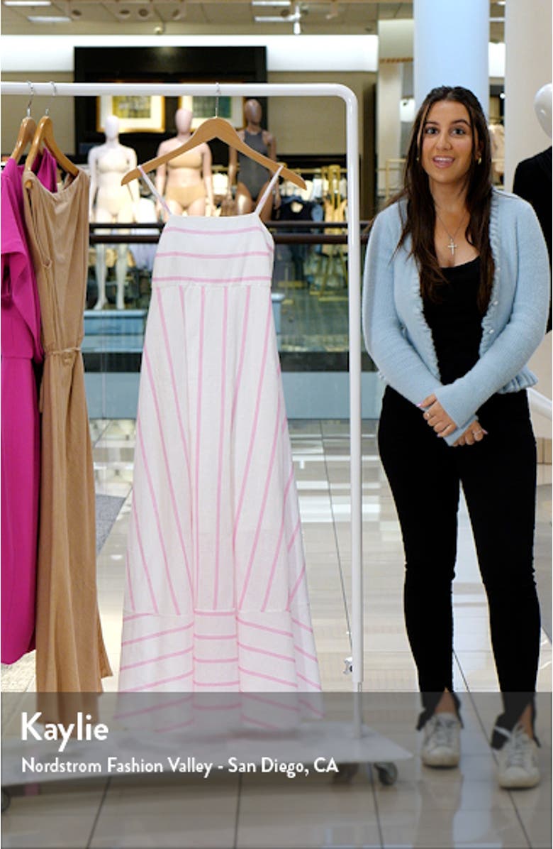 Seville Stripe Maxi Dress, sales video thumbnail