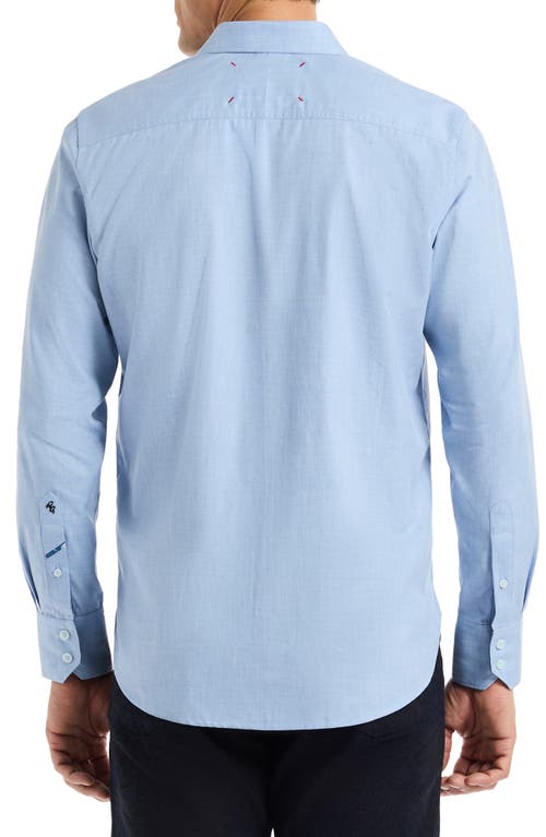 Robert Graham Mason Long Sleeve Button-up Shirt In Blue