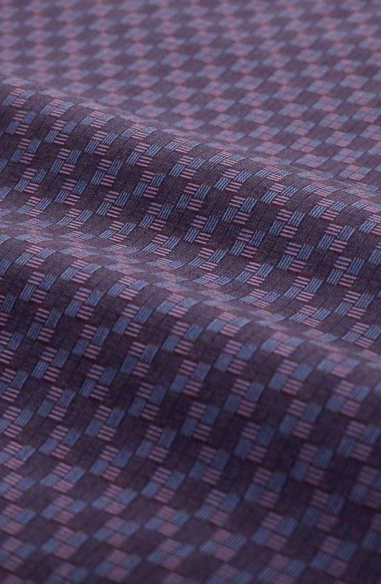 Bugatchi James OoohCotton<sup>®</sup> Check Button-Up Shirt, Alternate, color, Eggplant