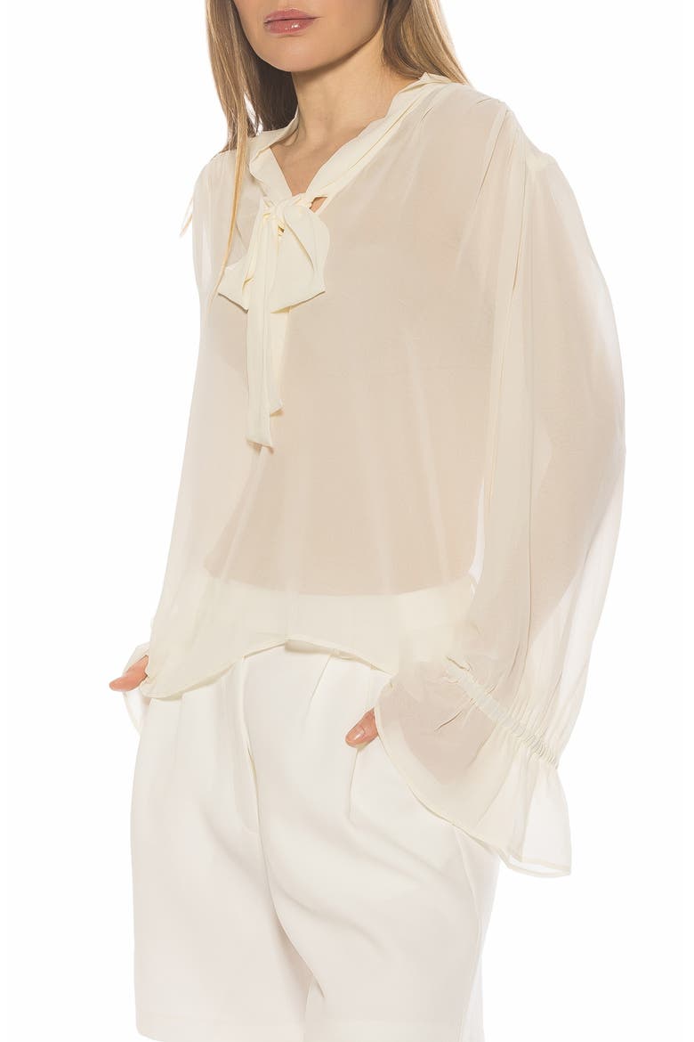 Bow Shirt, Alternate, color, IVORY