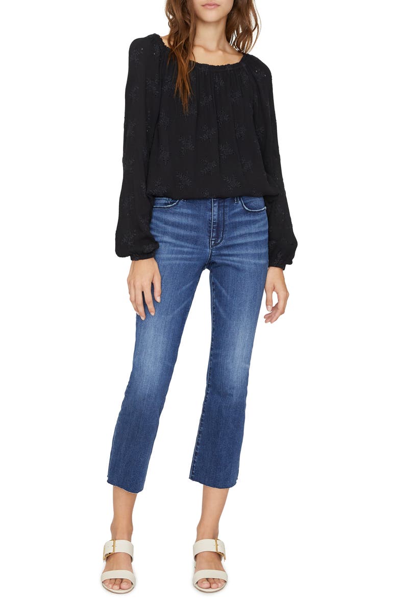 Brisbane Scoop Neck Top, Alternate, color, BLACK