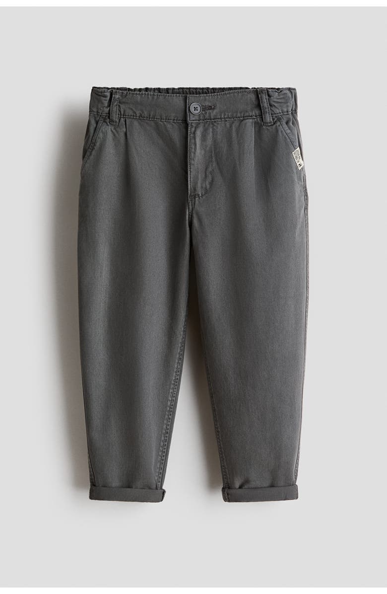 H&M Lyocell-blend Chinos, Main, color, Dark Gray