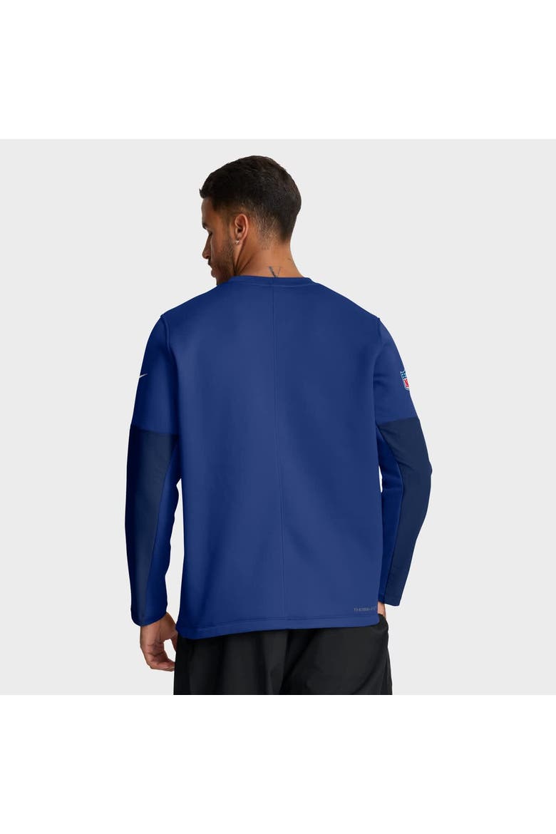 Men's Nike Royal New York Giants Sideline Scripted to Win Performance Long Sleeve T-Shirt, Alternate, color, Royal