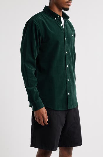 Madison Cotton Corduroy Button-Down Shirt