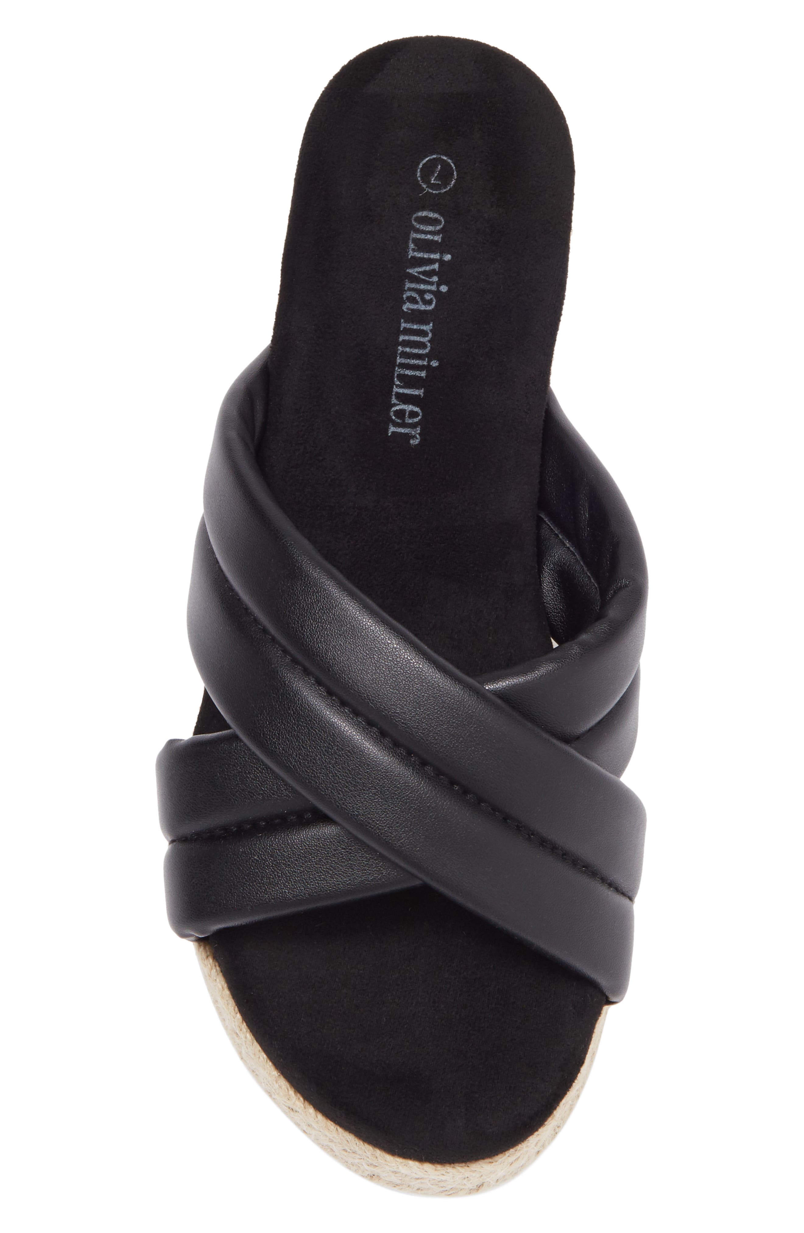 OLIVIA MILLER Crisscross Strappy Espadrille Flatform, Alternate, color, 