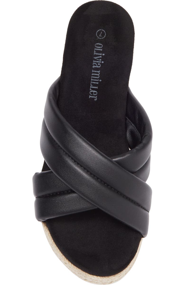 OLIVIA MILLER Crisscross Strappy Espadrille Flatform, Alternate, color,