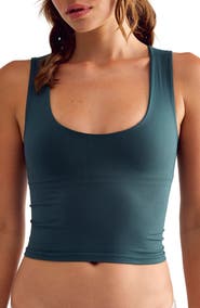 Free People Clean Lines Seamless Crop Muscle Tank