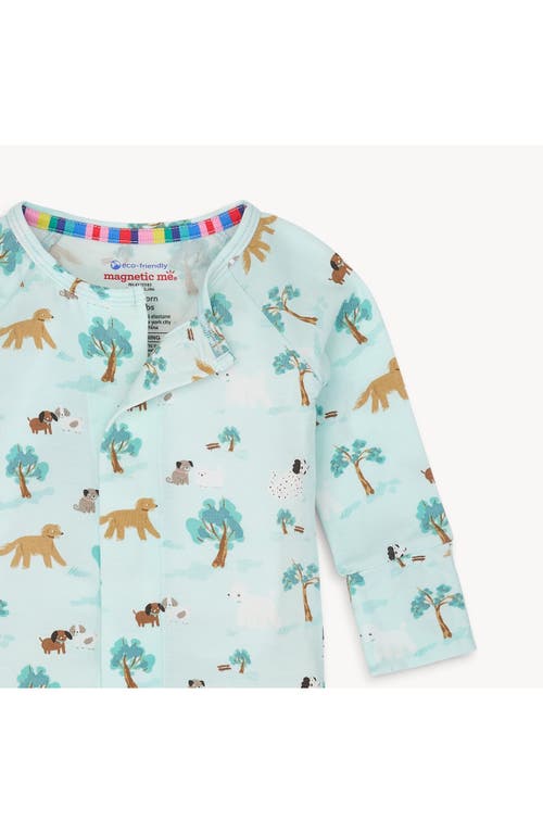 Magnetic Me Central Bark Convertible Magnetic Romper In Blue