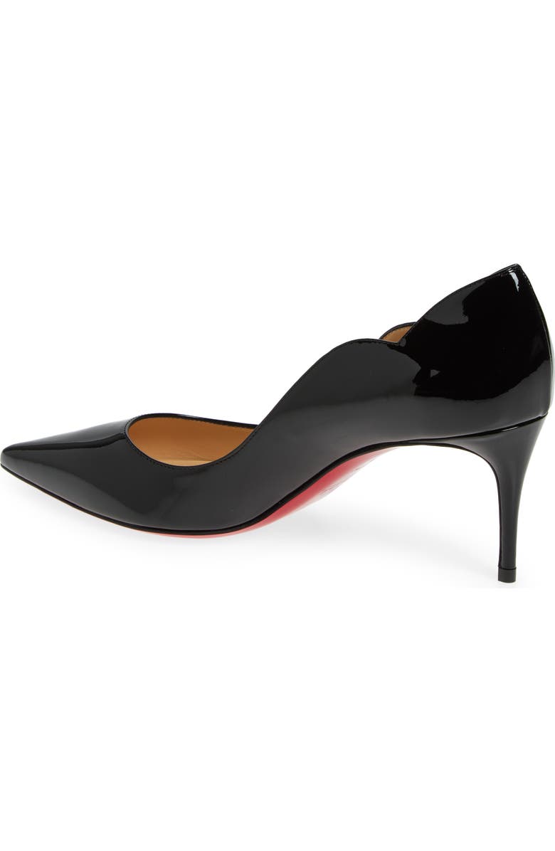 Christian Louboutin Hot Chick Scallop Patent Leather Pump, Alternate, color,