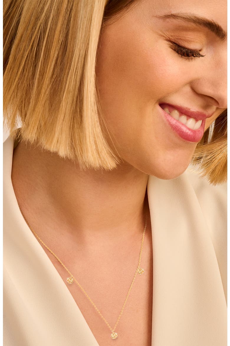 Rosie Necklace, Alternate, color, Yellow 18k Gold Plated