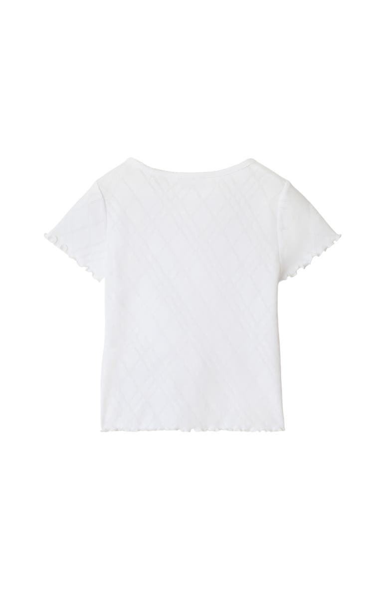 Burberry Thomas Bear Cotton T-shirt, Alternate, color, White