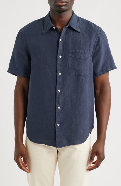 Short Sleeve Linen Shirt