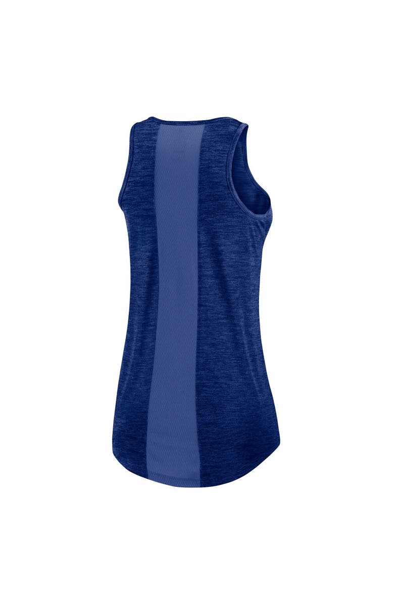 Nike Women's Nike Royal Los Angeles Dodgers Logo Fade High Neck Performance Tank Top, Alternate, color, Royal