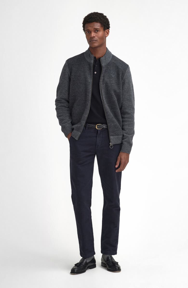 Barbour Balwen Zip Front Cardigan, Alternate, color, 