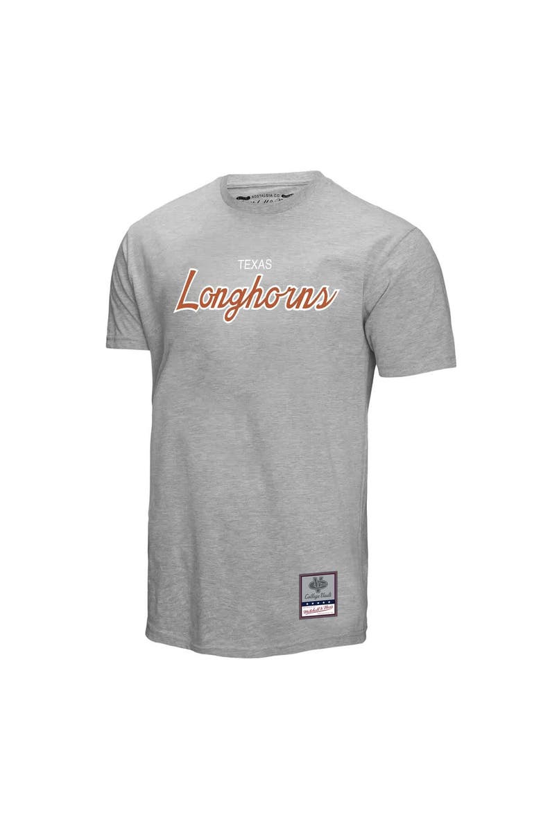 Mitchell & Ness Men's Mitchell & Ness Gray Texas Longhorns Elite Script T-Shirt, Alternate, color, Gray