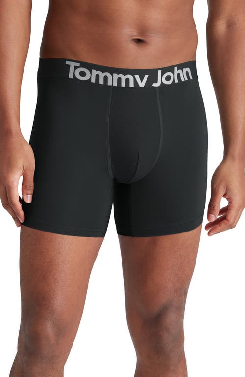 Tommy John 3-pack 360 Sport Essentials 8-inch Performance Boxer Briefs In Black