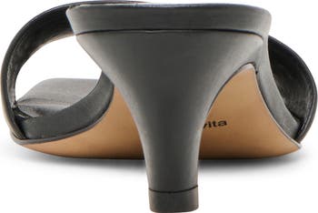 Rexa Kitten Heel Slide Sandal
