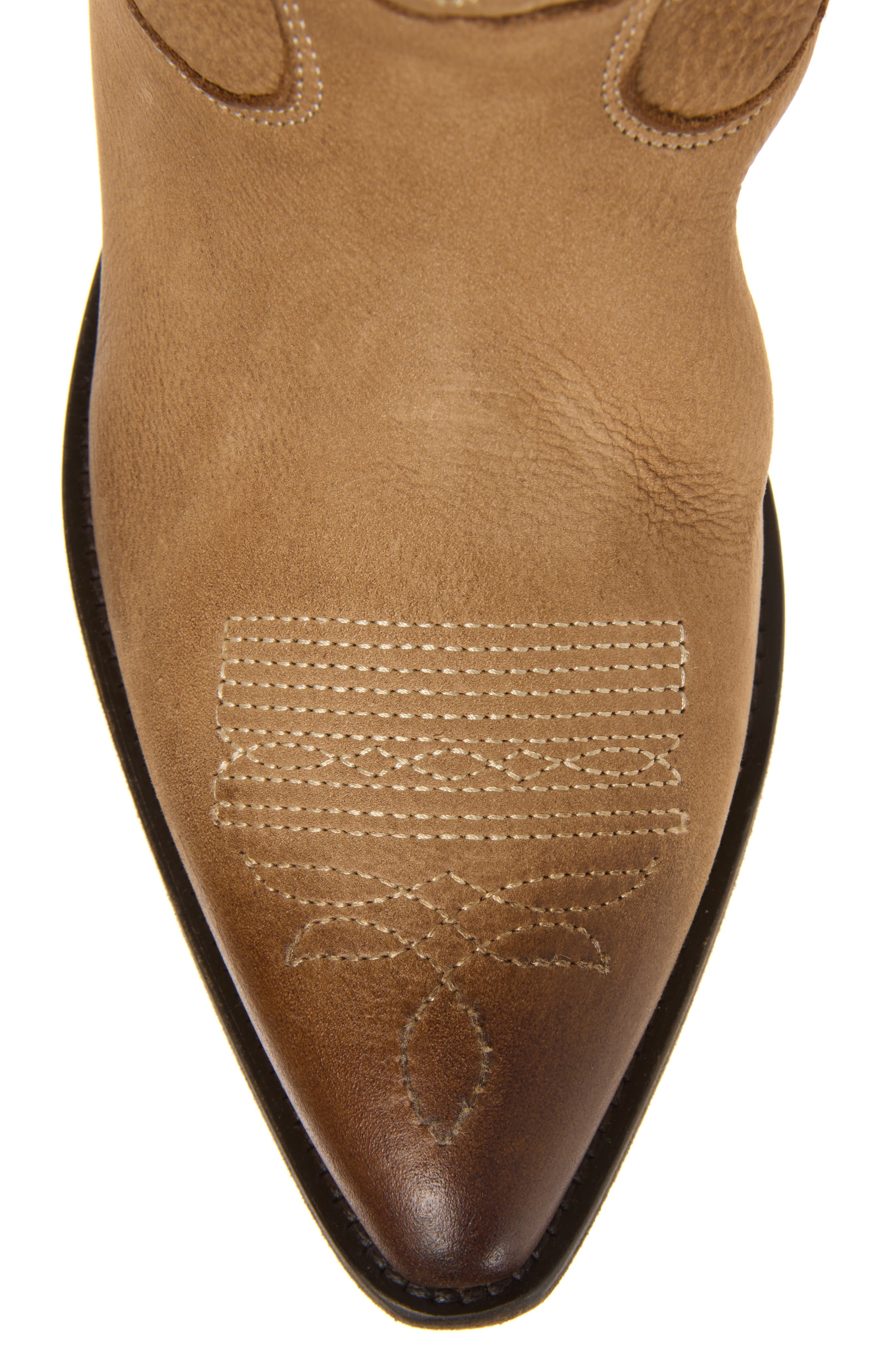 Wish Star Embroidered Western Boot, Alternate, color, TABACCO