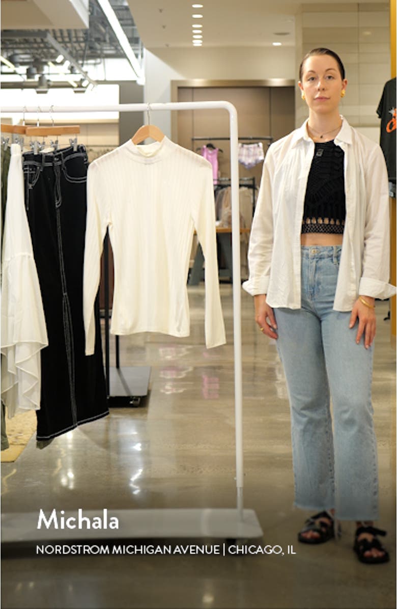 Emata Mock Neck Top, sales video thumbnail